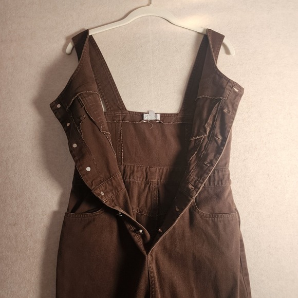 Le Lis Collection Brown Jumpsuit Size S Sleeveless Button Front Casual *READ - Picture 10 of 13